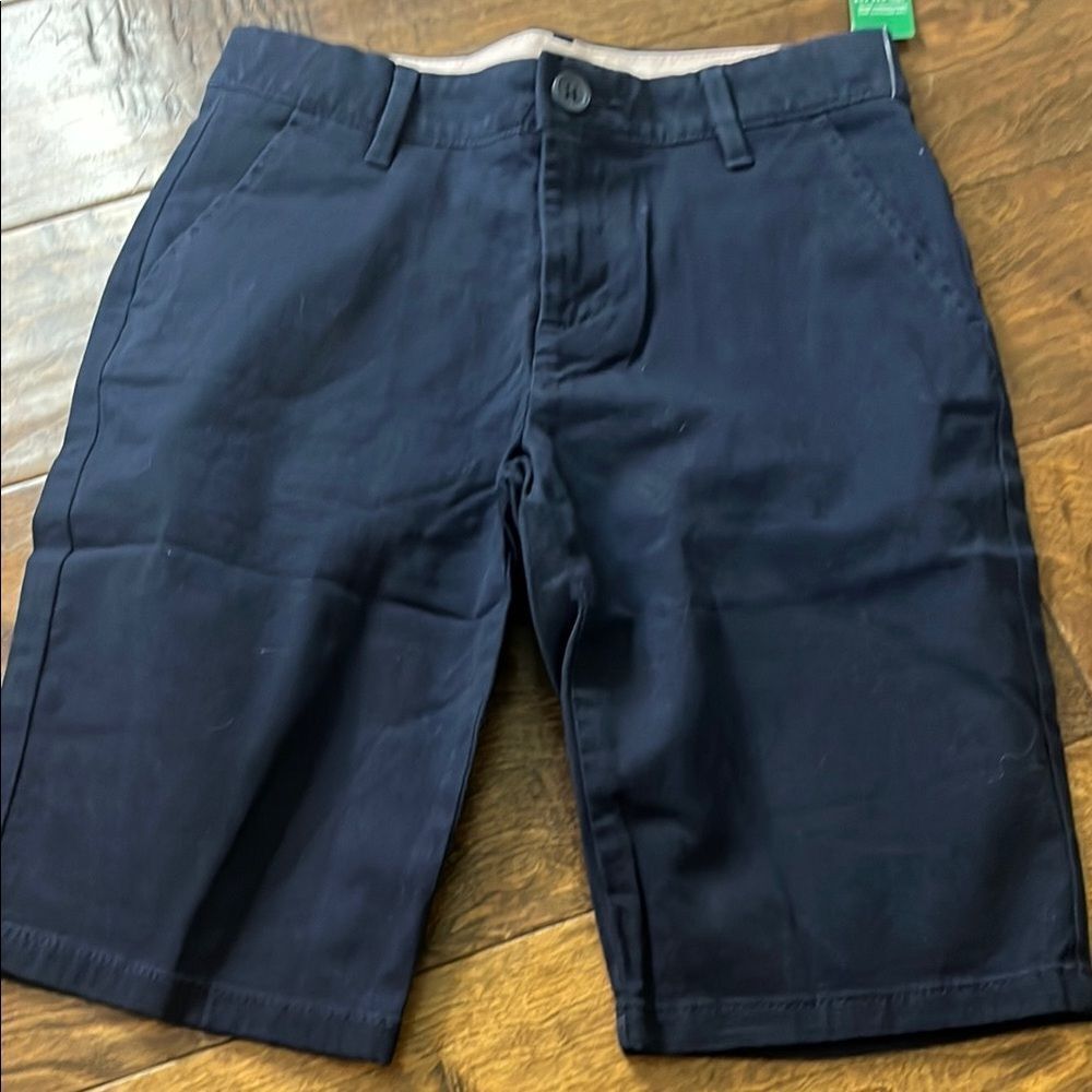 GAP Kids Navy Blue School Uniform Bermuda Shorts, size 14 Slim